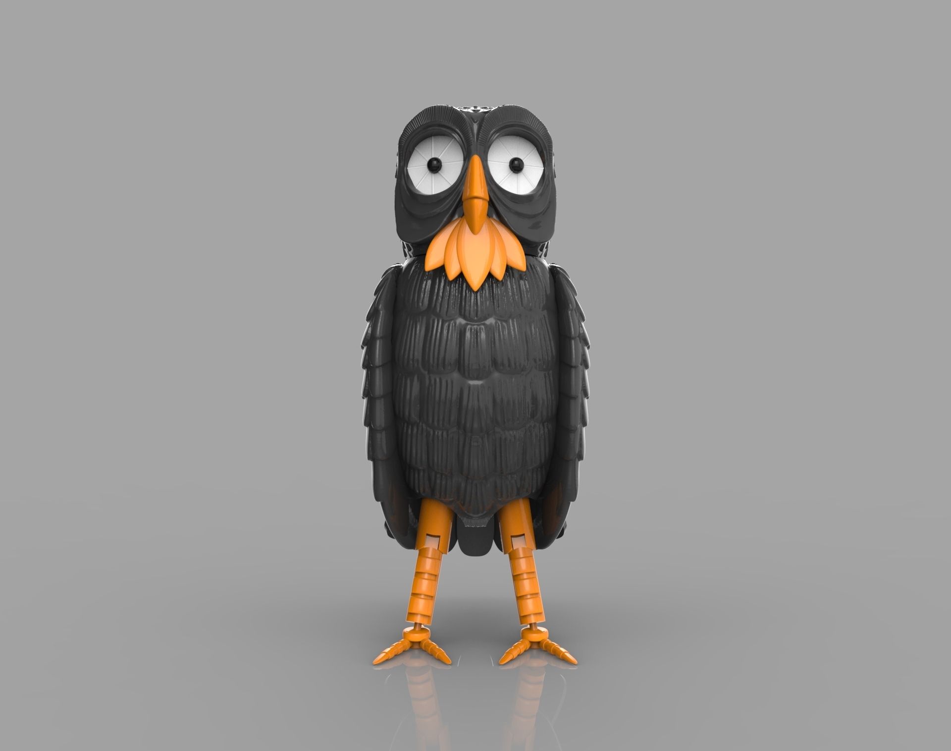 owl.jpg Descargar archivo Modelo de impresión en 3D de la mansión encantada del búho • Modelo para la impresión en 3D, threedmodler