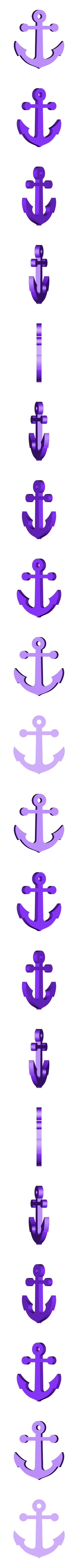anchor.stl Anchor key chain