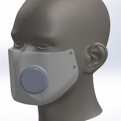1.JPG Бесплатный STL файл Medical Mask - corona virus・3D-печать объекта для загрузки