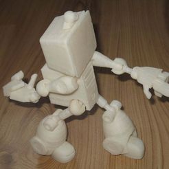 Cymon Fully Posable Robot Toy