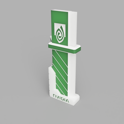 nvidia1_1.png STL file GPU support, stand for Graphics card・3D printing idea to download