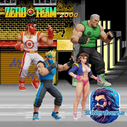 Zero Team – Heroes Pack (Ace, Speed, Spin & Big O)