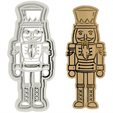 man-2.png STL file nutcracker cookie cutter Christmas, holiday,・Model to download and 3D print