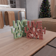 HighQuality1.png 3D Live Laugh Love Text Model Home Decor with Stl File & Letter Decor, 3D Print File, Letter Art, 3D Printing, Good Vibe, 3D Printed Decor