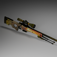 DragonLore.png CS:GO/CS2 AWP Dragon Lore Model