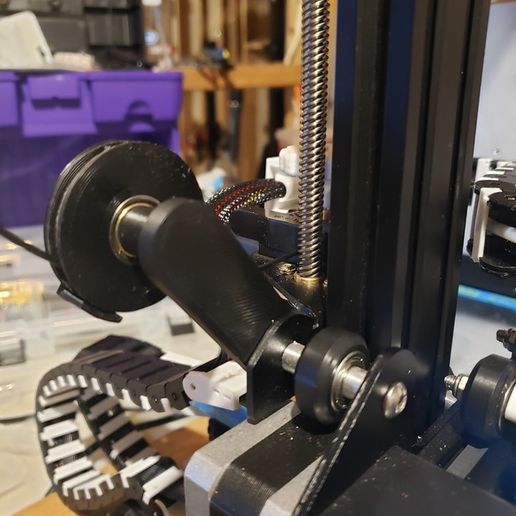 Ender 3 Filament Guide for 606zz bearings 3D model