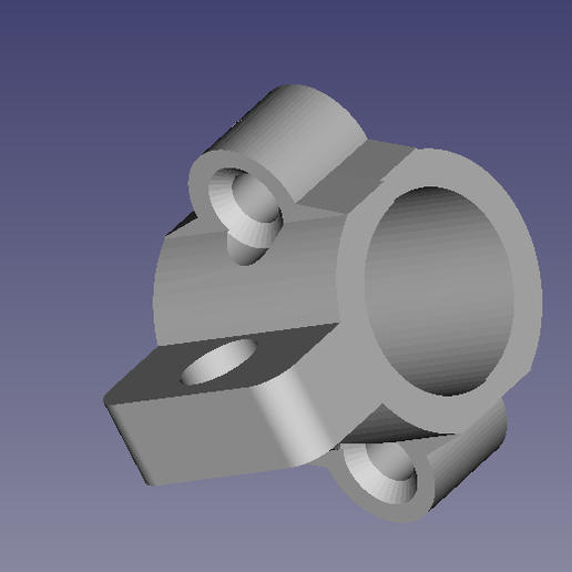 STL file Mirror bracket for Ø 22 mm handlebar・3D print model to ...