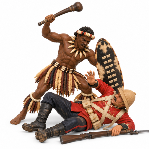Zulu & British Hand-to-Hand Combat – Anglo-Zulu War 1879 – 28mm – 33 Figures