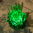 download-(2).png 10cmx10cm Crystal Cluster Formation with Alcove for Small LED 'tea-light' Type Unit