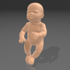 2023-04-10-12_50_25-Baby_doll_pos-‎-3D-Builder.png Female Realistic Reborn baby doll for kids - High detail parts