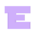 E.stl STAR WARS LETTERS AND NUMBERS (2 colors) LETTERS AND NUMBERS | LOGO