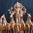 SQ-11.jpg Surya - The Sun, with 7 horses & his Charioteer Aruna