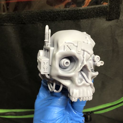 Servo Inquisitor Skull Display Figure