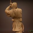 122623-StarWars-ObiWan-E1-Sculpture-image-011.jpg YOUNG OBI WAN SCULPTURE - TESTED AND READY FOR 3D PRINTING