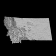 4.png Topographic Map of Montana – 3D Terrain