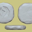 cosmic angles.png Runa Cósmica - Runescape - Chaveiro STL