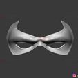 10.jpg Robin Eyes Mask - DC comics Mask - Halloween Cosplay 3D print model