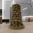 HighQuality2.png 3D Skeleton Flower Vase with 3D Print Stl File & Skull Vase, Home Decor, Skeleton Decor, 3D Printing, Ready to Print, 3D Printed Gifts