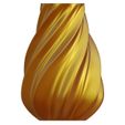 Vase-3D-HD.jpg Swirl vase HD - Easy to print