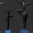 Untitled-3-copy.jpg Ballet Dancer Fifth fantasy statue - low poly face