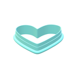 Funky-Heart-2.1.png Funky Heart Cookie Cutter | STL File
