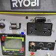 AUTO IDLE ON / OFF Ryobi Generator 120V/AC Cover Hinge