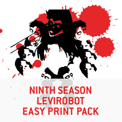 9th-levirobot-pack-alt.png Бесплатный 3D файл Levirobot Easy-print Pack・Дизайн для загрузки и 3D-печати, lordchammon