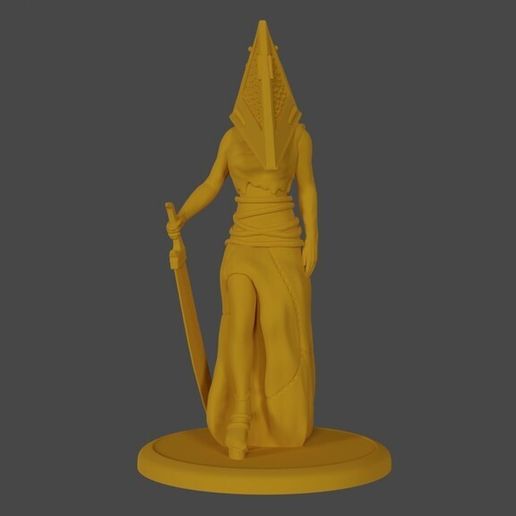 ♀️ Pyramid Head (Female)・Free 3D File for ・Cults