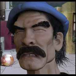 rosto-2.jpg Бесплатный STL файл Seu Madruga・Дизайн 3D-печати для загрузки