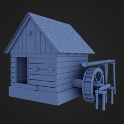 WaterTurbine_1.png Файл STL Водяная турбина・Модель 3D-принтера для скачивания
