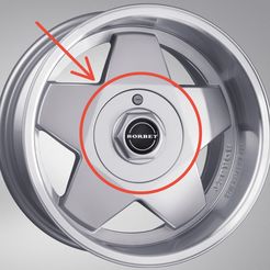 7.jpg STL file Колпак на диски для Borbet A r15/Wheel cap for Borbet A r15・Design to download and 3D print