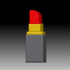 Lipstick.jpg Archivo STL LÁPIZ LABIAL CHAMPÚ SÓLIDO Y MOLDE PARA BOMBA DE JABÓN・Design para impresora 3D para descargar