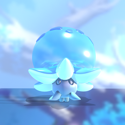 tbrender_Viewport_002.png STL-Datei Schwimmender Hydropilz LAMP Genshin Impact・3D-Druckvorlage zum Herunterladen