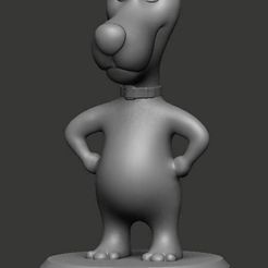 dog_fra1.jpg STL-Datei hund dog cartoon・3D-Druckvorlage zum Herunterladen