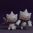 banette-render.jpg Pokemon -  Shuppet and Banette with 2 poses