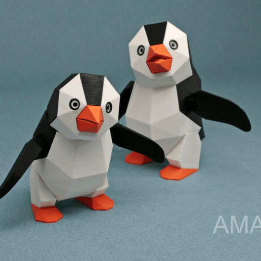 Capture d’écran 2018-05-22 à 11.25.04.png Free STL file Penguin by the Anchor・3D printable model to download, Amao