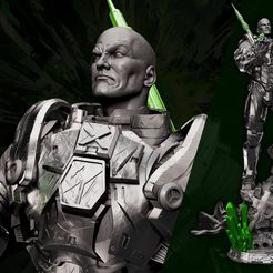 092722-B3DSERK-Lex-Luthor-Sculpture-01.jpg Fichier 3D B3DSERK September term 2022 : Lex Luthor Sculpture 1/6 prêt pour l'impression・Modèle à télécharger et à imprimer en 3D