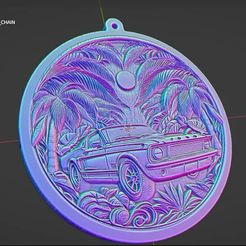 16.jpg CAR KEY CHAIN 3D model