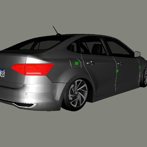 立体・オブジェ VIRTUS 🚗 VOLKSWAGEN VIRTUS 2018 (.DFF)・ 3D File for ・Cults