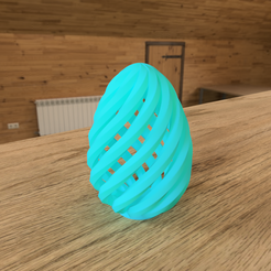 c37c9060-e716-417f-8eff-2abcadffe346.png Free STL file Cute looking Easter egg・3D printer model to download