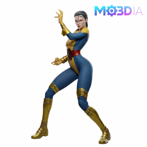 PSYLOCKE XMEN FAN ART 18CM