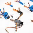 DSC08555.jpg Free STL file Soft Robot Tri Gripper・3D printing design to download