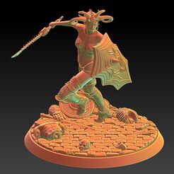 1.jpg FEMME GUERRIÈRE- BRICIA - MINIATURE ÉCHELLE 32 ET 75 MM