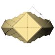Platforme-stepped-lozeng-signet-size6to10-08.jpg STL-Datei Platforme abgestufte rautenförmige Siegelring US Größen 6to10 3D-Druck Modell・3D-druckbare Vorlage zum herunterladen