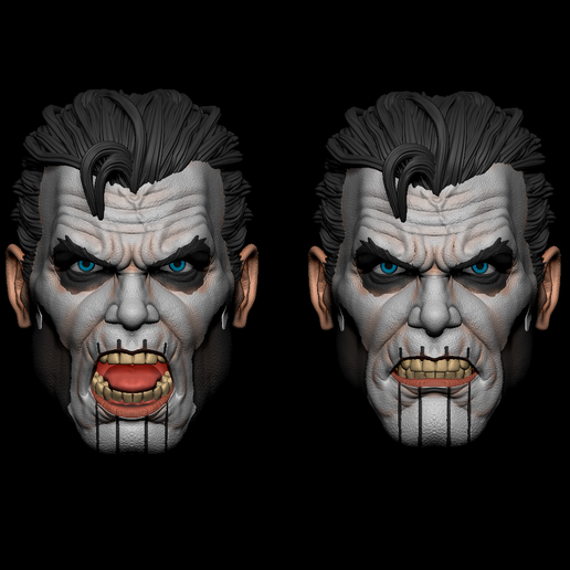 Punisher  Marvel head kit escala 1/12