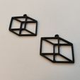 IMG_20210117_121814.jpg Free STL file Cube Earring・3D print object to download, koukwst