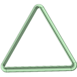 Contorno.png Zelda Triforce 86mm cookie cutter