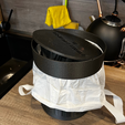 3.png trash can with swing lid - Cool and simple
