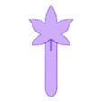 SummerleafeafbookmarkbyQBKO.stl Summer leaf bookmark. Stl file for 3D printing. Print in place.