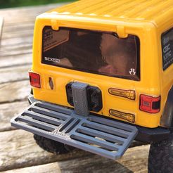 IMG_20220326_180142.jpg STL file Axial SCX24 Jeep removable rear carrier with box and accessories・3D printable model to download